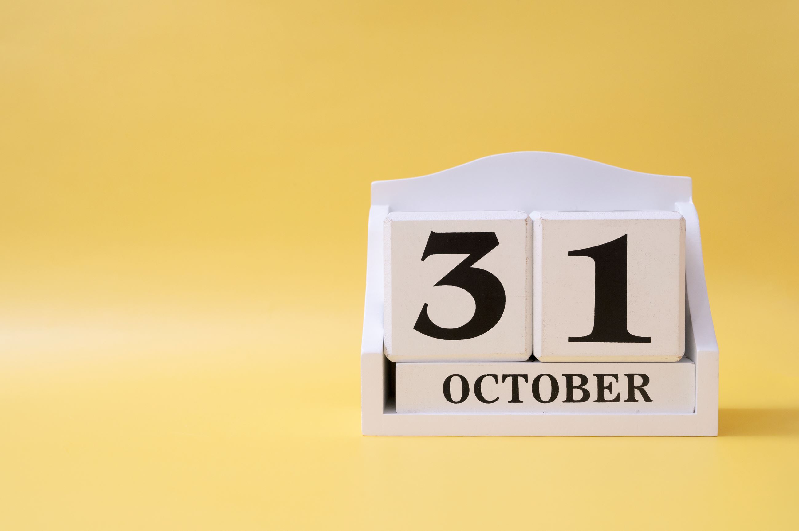October 31 istock photo