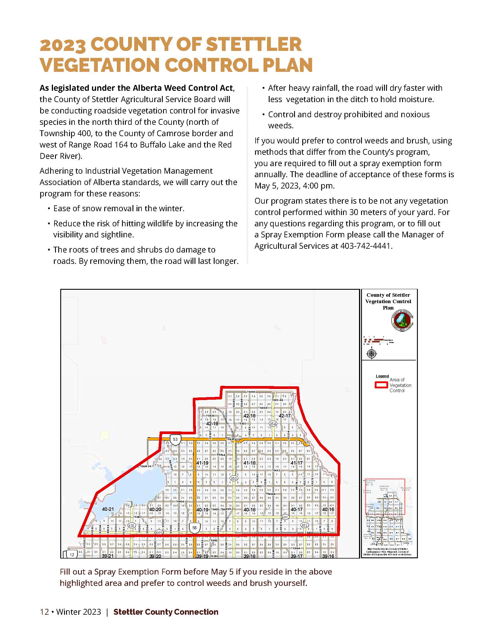 2023 Vegetation Control Plan