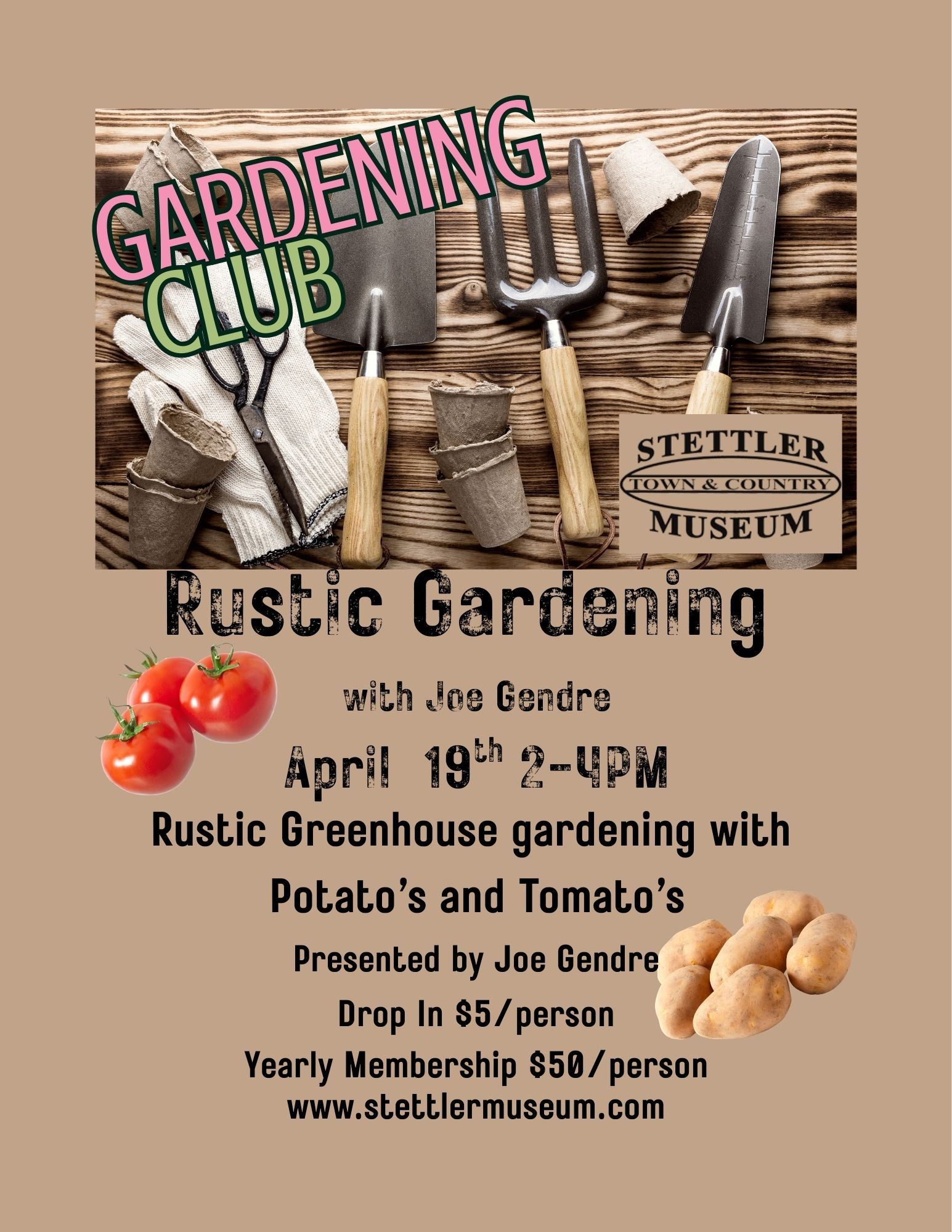 Rustic Gardening April 19 2026
